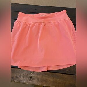 SPANX GET MOVING CORE LUXE SKORT, SZ LARGE